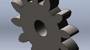 简单齿轮hypermesh2025新界面六面体网格划分