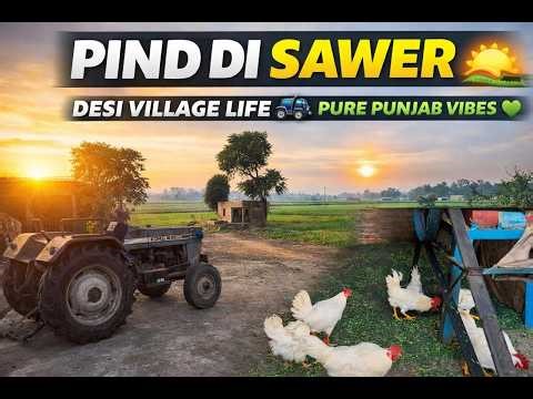 Pind Di Swer Today 🔥 | Desi Village Morning Routine