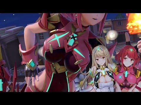 Pyra/Mythra's Jiggle Physics in Smash Ultimate