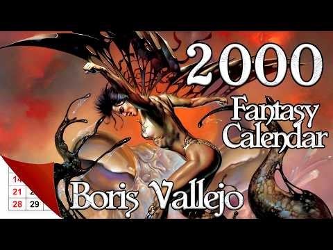 Boris Vallejo's 2000 Fantasy Calendar