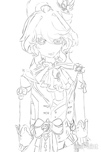 Drawing Furina #art #fanart #sketch #genshinimpact #furina