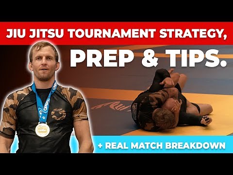 Jiu Jitsu Tournament Strategy, Prep, and Tips + REAL Brown Belt No-Gi BJJ Match Breakdown
