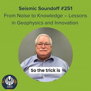 "The difference between an ordinary geophysicist and a great one?...