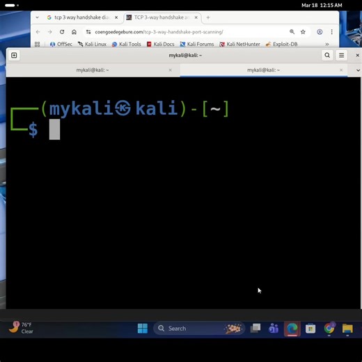 Analyzing network TCP traffic during NMAP SCAN. #cybersecurity #networking #networksecurity #wireshark #nmap