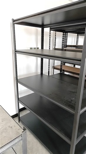 Steel Industrial Storage Rack for Warehouse Light Duty Iron Racks 5 Layer Metal Garage Boltless Shelving