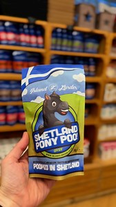 Shetland Pony Poo is available on the website to early access members!! GO QUICK! We only have a limited number of bags printed but will be looking to get more if it is popular - going by my boys, you will love it! 🐴💩 they got the first packets along with Ozzys owners, Our neighbours! So far: 10/10 🙌 #Shetland #Shetlandpony #islandlarder #ponypoo | Island Larder Ltd
