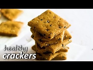 Whole Wheat Masala Crackers | Healthy Crackers Recipe | TabuTinkuFoodies