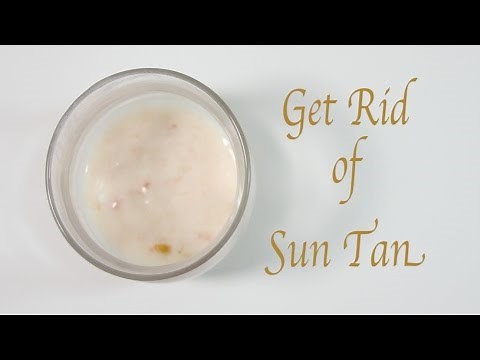 Get Rid of Sun Tan Quickly
