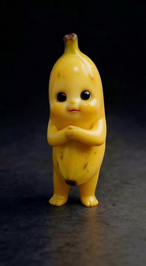 Cute baby banana dancing 🍌🕺 #babyfruit #babytiktok #aifruit #aidance #aibaby