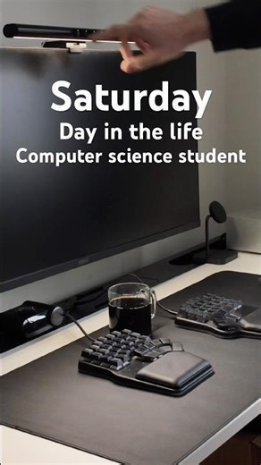 Saturday day in the life as a computer science student #student #coding #dayinmylife #developer #fyp