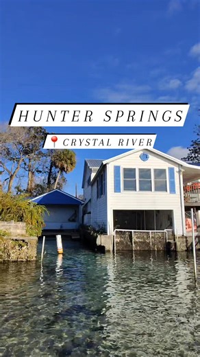 This hidden spring, known as House Spring, is recognized for its clear, turquoise waters and is a popular spot for swimming, kayaking, and snorkeling. #floridasprings #crystalriver | River Karen