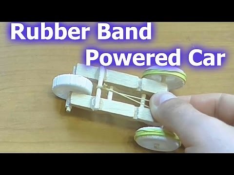 How to make a Rubber Band Powered Car