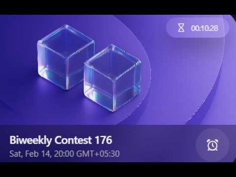 Leetcode BiWeekly Contest 176 LIVE || #leetcode #coding #programming #contest