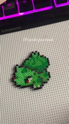 Starting my Pokemon perler beads journey? Lmk who u wanna see next ; ) #perler #perlerbeads #perlerbeadsart #pokemon #diy