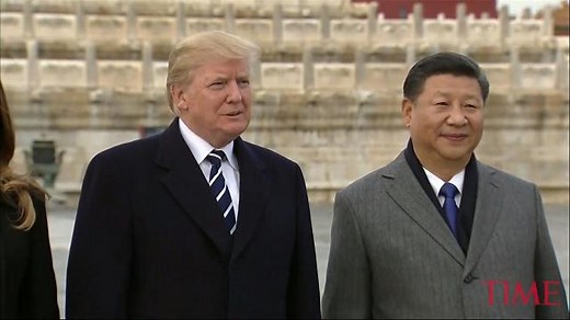 President Trump meets the world’s most powerful man in Beijing