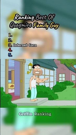 Ranking Best Of Quagmire | Part 2 #shorts