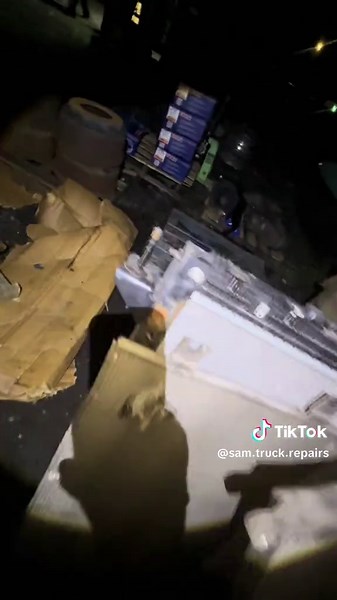 #freightliner #cascadia #chargeaircooler #replaced #accident #accondenser #mechanic #onduty