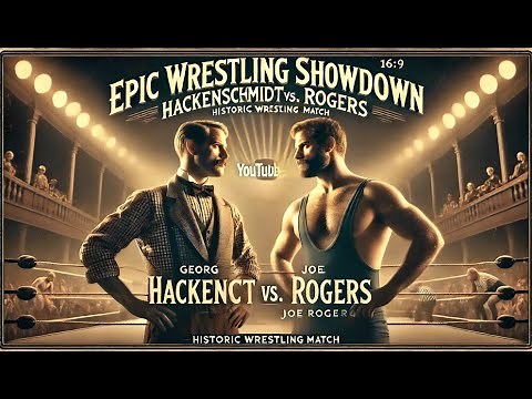 Epic Wrestling Showdown: Hackenschmidt vs. Rogers | The Russian Lion's Victory 🏆