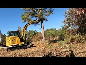 Mobile Home pad with the Cat 306 and 299C