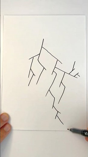 the easiest way to draw lightnings!🌩️ #drawing #lightning