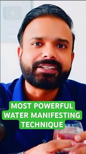 Super Powerful Water Manifestation Technique - Glass of Water Manifesting (Law of Attraction)
