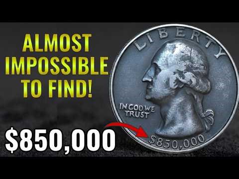 THIS QUARTER DOLLAR COIN WORTH 850,000+ ! MOST EXPENSIVE MOST VALAUBLE COINS