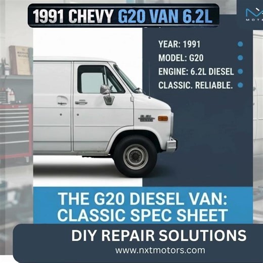 1991 Chevy Truck G20 Van 6 2L Workshop Service & Repair Manual