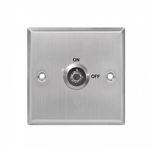 [Hot Item] Stainless Steel No Nc COM Door Keyswitch Button with 2keys for Access Control System and Security Open and Exit (SB3E)