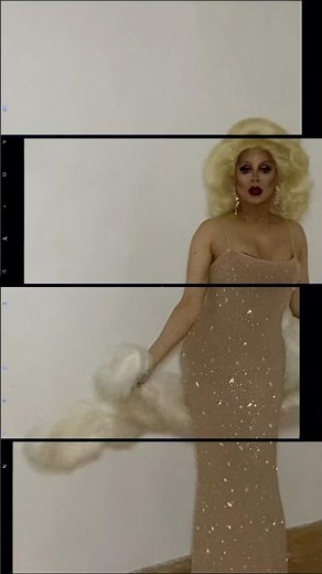 Female impersonator Sugar Love amazing the power of makeup wig costume transformation