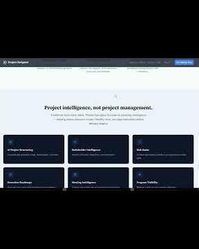Plan Complex Projects in Minutes with AI | Project Navigator
