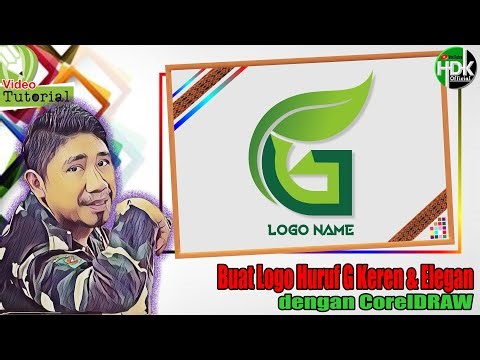 Buat Logo di CorelDraw | BUAT LOGO HURUF G KEREN & ELEGAN DI CORELDRAW | Tutorial CorelDraw | Bag13