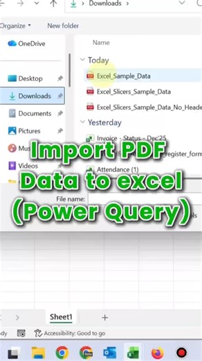 Convert PDF to Excel in Seconds