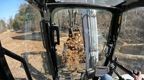 Removing a 6,000+ lb Tree and Stump with a Mini Excavator
