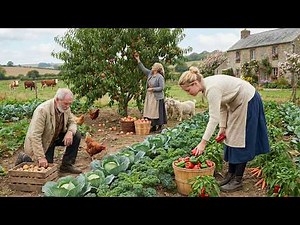 Peaceful Countryside Life | Harvesting Fresh Vegetables & Simple Farm Living