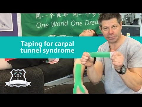 Taping for carpal tunnel syndrome