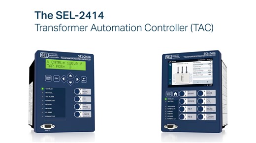 The SEL-2414 Transformer Automation Controller—Voltage and Thermal Regulation in One Device - SEL Video Support Portal