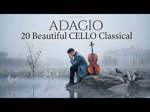 20 Most Beautiful Cello Adagios | Calm & Emotional Classical Music | Satie, Bach, Schubert, Fauré