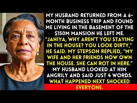 My Stepson Took My $150M Mansion For His Wife And Sent Me To The Basement But When My Husband Came..