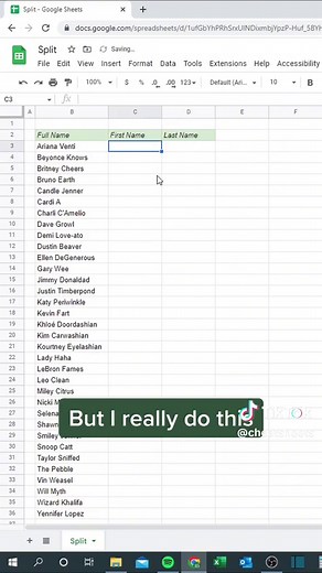 How to Split Names in Google Sheets: Cheat Sheets and Excel Tips