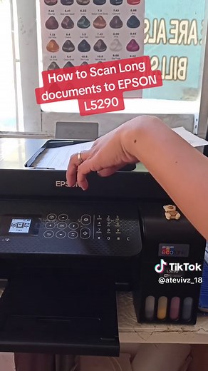 How to Scan Long Documents to Epson L5290