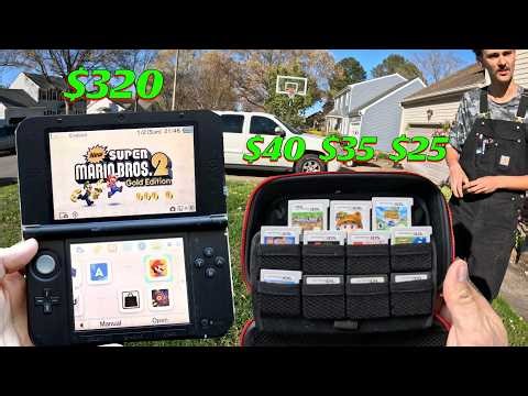 I Bought his New Nintendo 3DS Collection for $100. No Yard Sale, Flea Market or Estate sale needed!