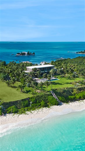 Legendary Productions • Mike Ruiz on Instagram: "One of the most extraordinary estates in all of The Bahamas. Designed in 2021 by acclaimed architect @strang_design this oceanfront masterpiece on Elbow Cay is unmatched in both vision and setting. Set across 3.6 pristine acres with sweeping Atlantic-to-Abaco views, framed by white sand beaches and lush palms. Fully furnished. Main residence, guest house, caretaker’s cottage. Infinity pool, private deep-water dock, and resort-level outdoor living.