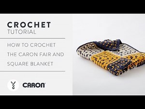 How to Crochet a Detailed Blanket | Free Caron One Pound Pattern