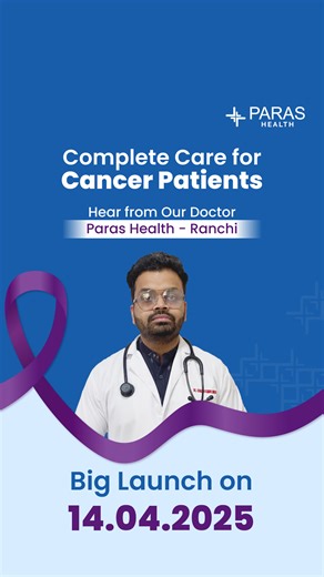 3.6K views · 177 reactions | Ranchi’s fight against cancer gets stronger! On 14th April 2025, Paras Health - Ranchi is launching Complete Cancer Care, bringing advanced cancer treatment closer to home. Watch Dr. Gunjesh Kumar Singh talk about this milestone and how Ranchi now has access to comprehensive cancer treatment - all under one roof! #CompleteCancerCare #ParasHealthRanchi #CancerTreatment #HealthcareInnovation #ParasHealth | Paras Health | Facebook