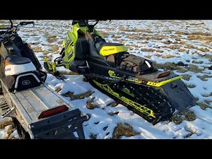 Polaris 800 RMK pro vs axys silber turbo snowmobile field testing 155 tracks