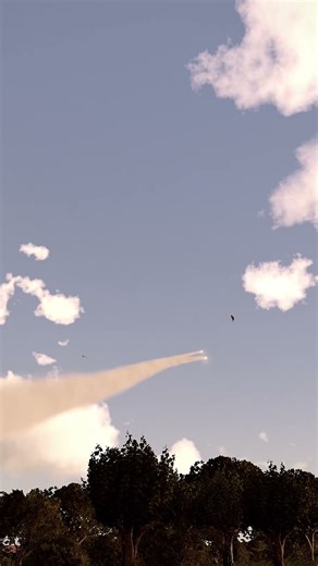 SAM Site Fires a Missile Barrage at Two Su-57s