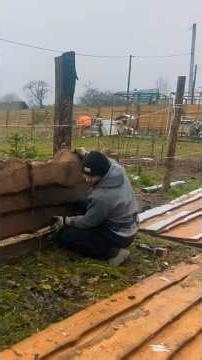 УРАГАН СНЁС ЗАБОР. УПАЛО НЕСКОЛЬКО ПРОЛЕТОВ #деревня #забор #ремонт