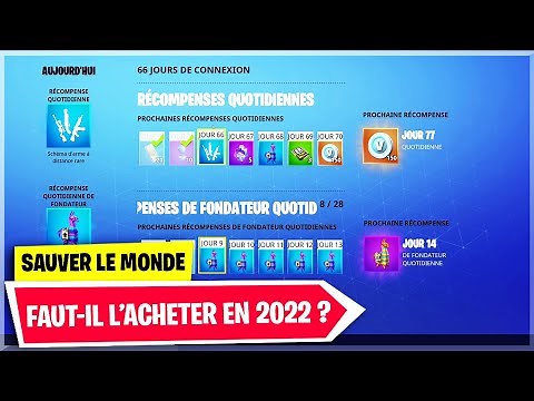 FAUT-IL ACHETER FORTNITE SAUVER LE MONDE EN 2022 ? (V-Bucks gratuits & mode de jeu)