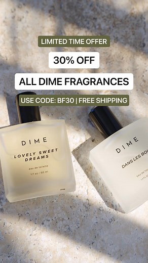 448K views | DIME’s entire clean lineup is 30% OFF for Black Friday + get a gift with purchase on orders $50+! ✨ Sitewide savings with code BF30 ✨ Free gift with purchases over $50 ✨ Free shipping included ✨ Limited-time sale Save on DIME best sellers and stock up before they’re gone! *Exclusions apply | DIME Beauty | Facebook
