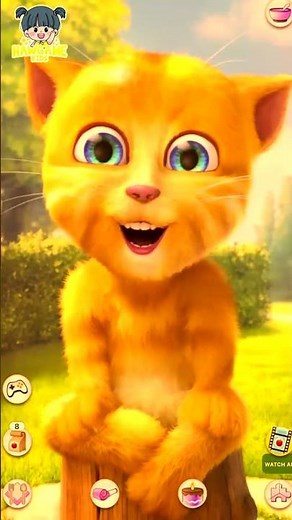 MY TALKING GINGER YELLOW CAT - the cutest talking ginger you ever saw! #talkingginger #shorts